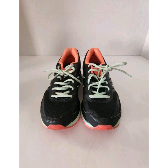Asics Women's GT-2000 T757N Black Aqua Orange Running Sneaker Shoes Size  10 - Picture 2 of 8